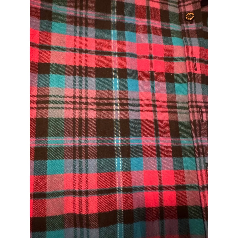 The Vermont Flannel Co. XXL Multicolor Plaid Flannel Shirt Jacket USA Cotton - Picture 10 of 10